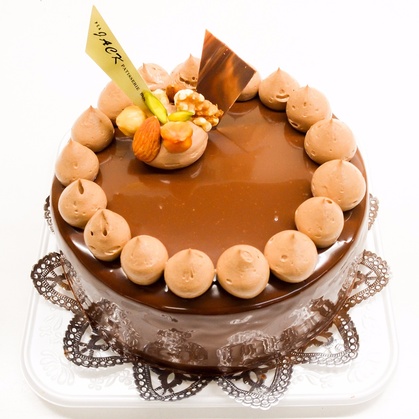 バースデーケーキ「チョコレートコーティング」