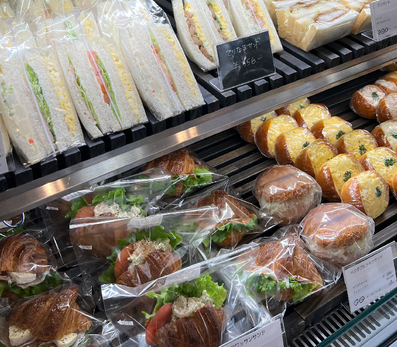 調理パン：サンドイッチやハンバーガーほか色々