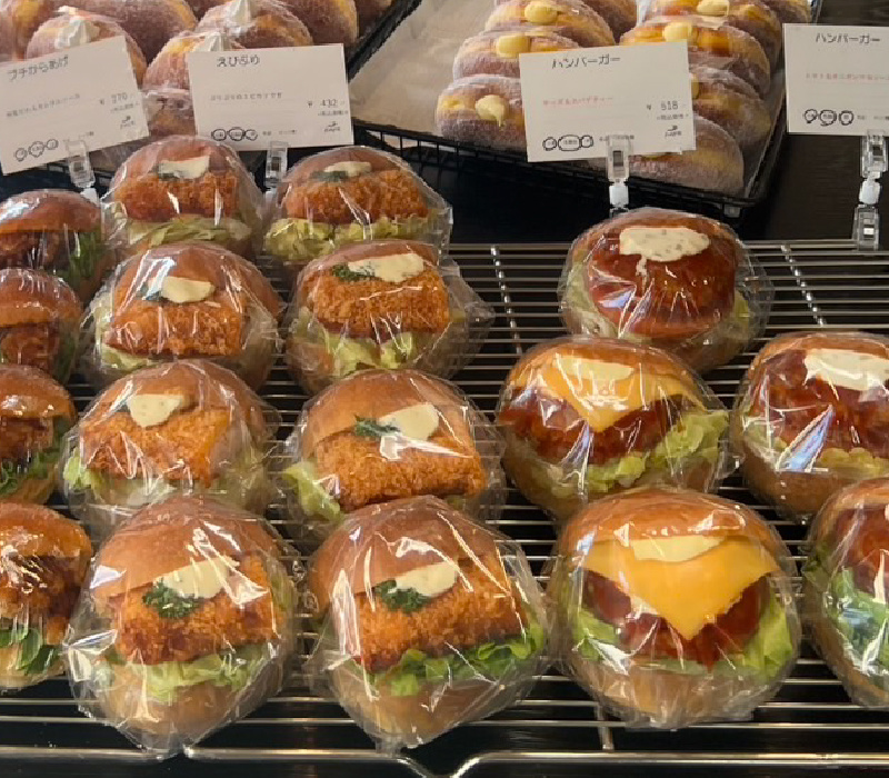 調理パン：作りたてのおいしさよりどりみどり